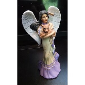 Hamilton Collection The Spirit of Courage Angel Figurine Messenger of the Spirit
